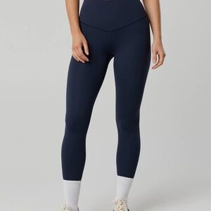 aerie Real Me High Waisted 7/8 Leggings (Navy Blue)